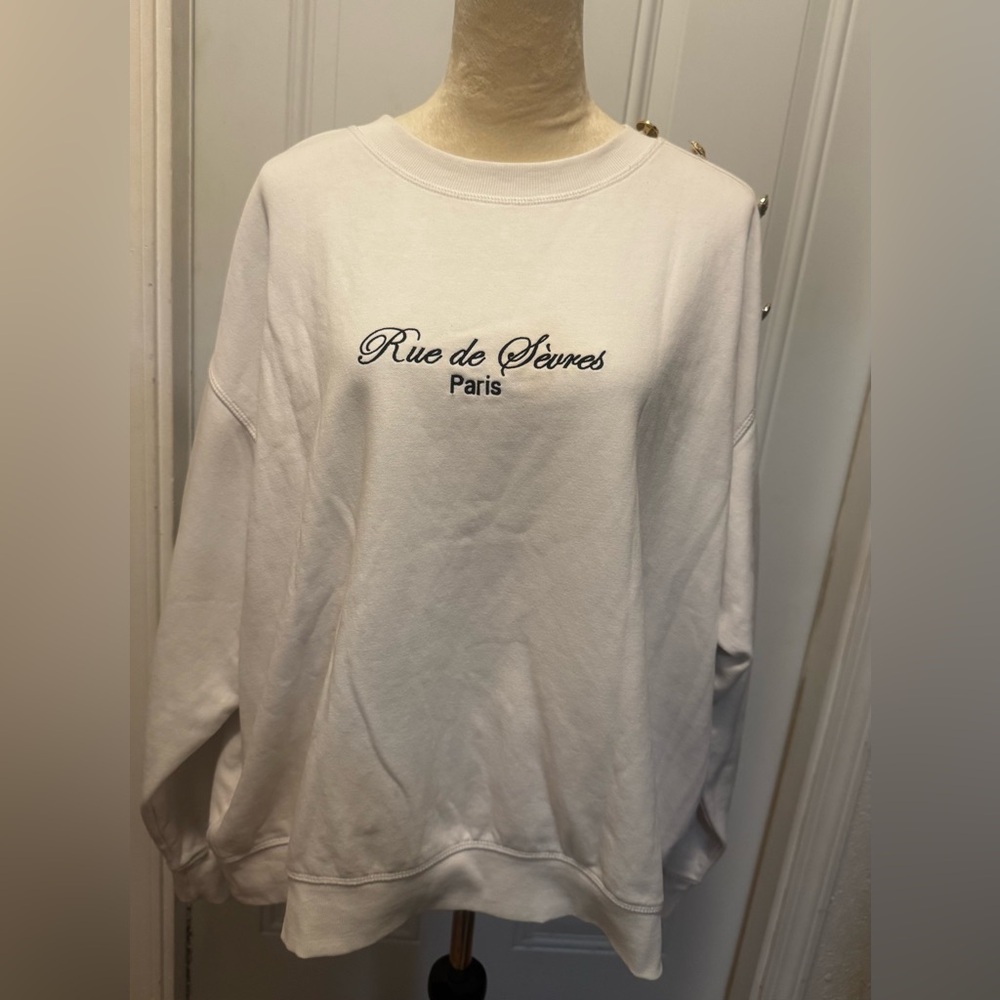 H&M Cream Crewneck Sweater